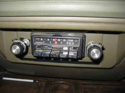 Summer's van radio.