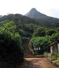 Adam's Peak from underneath