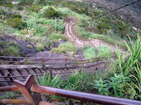 A harder part of the Adam's Peak trail