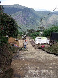 An easy part of the trail to Adam's Peak