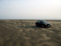 Angela on beach