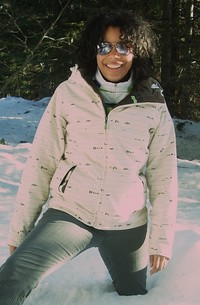 Heather in snow