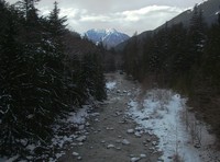 McClellan Butte over Snoqualmie River
