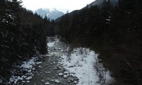 McClellan Butte over Snoqualmie River