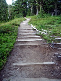 Mowich Lake to Spray Park Trail August