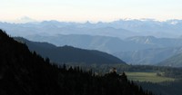 Mt Baker behind Grand Park