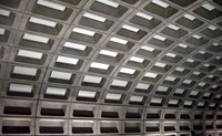 Virginia Square Metro station ceiling