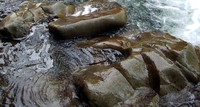 Weeks Falls rocks