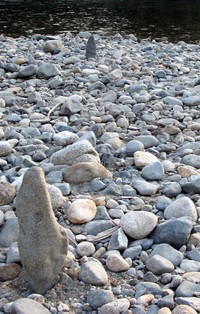 humans were here in these rocks