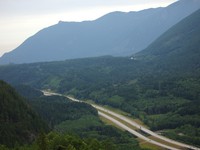 i90 looking west toward north bend