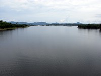 lake on pan american highway to yaviza