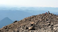 lull in Camp Muir trail