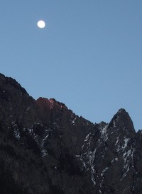 moon over middle fork snoqualmie