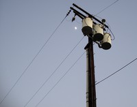 power line moon