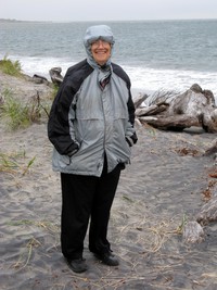 Angela near Columbia River south jetty