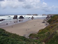 Bandon Oregon beach