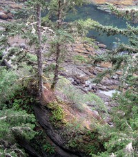 Cape Flattery below