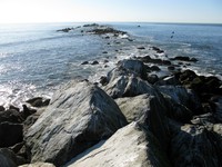 Columbia River south jetty end
