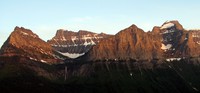Glacier Park mountains