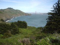 Golden Gate in cove