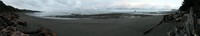 Hoh River beach panarama