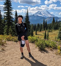 Kat and Rainier from Naches Loop