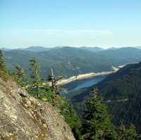 Lake Keechelus from Mt Catherine