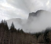Middle Fork Snoqualmie cloudy hill