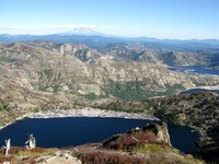 Mt Adams St Helens and Spirit Lakes