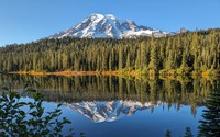 Mt Rainier from Reflection Lake