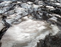 Mt Rainier snow pattern