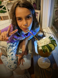 Olive AW cucumber concoction