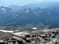 Paradise from Camp Muir trail