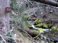 Ranger Creek trail sign