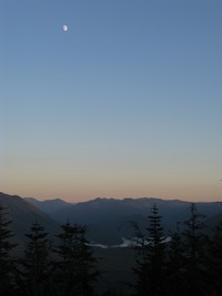 Rattlesnake Mountain moon