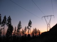 South Tiger Mountain power lines