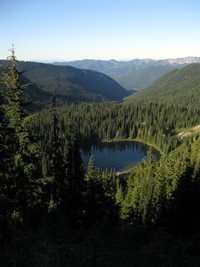 Sunrise Lake from Sourdough Trail