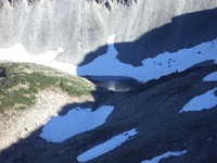 a little lake near sunrise