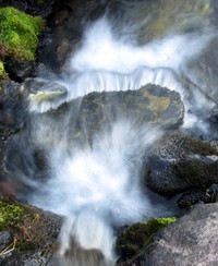 alpine White River up close