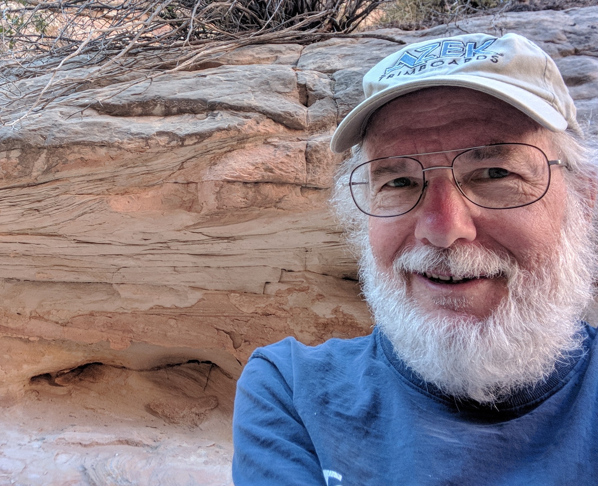 Alex enlightened in Capitol Gorge