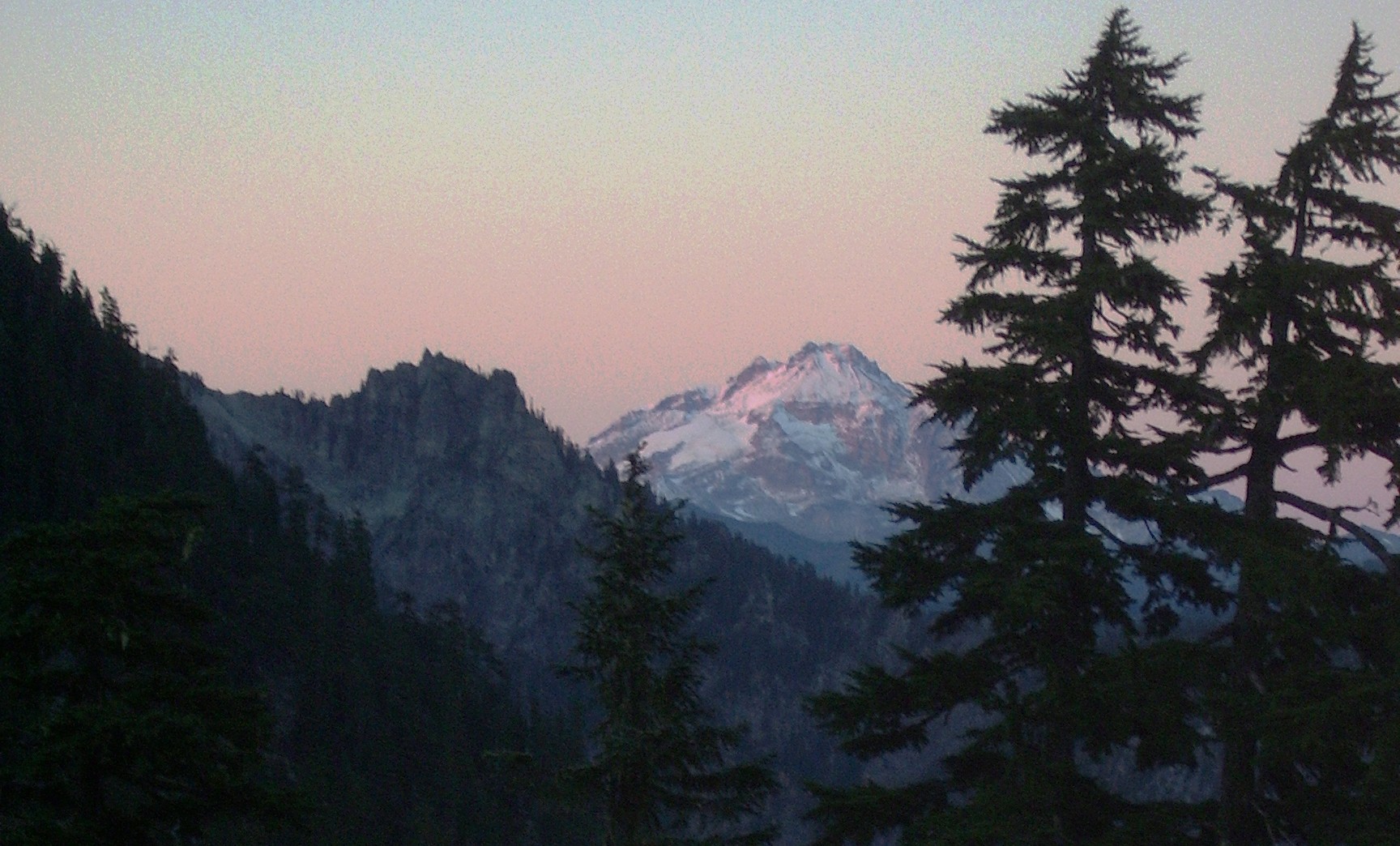 Glacier Peak from Blanca Lake trail