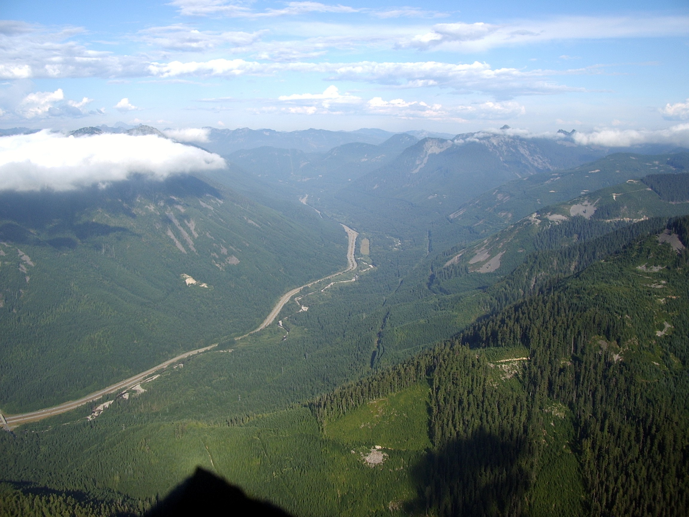 I90 from  McClellan Butte trail