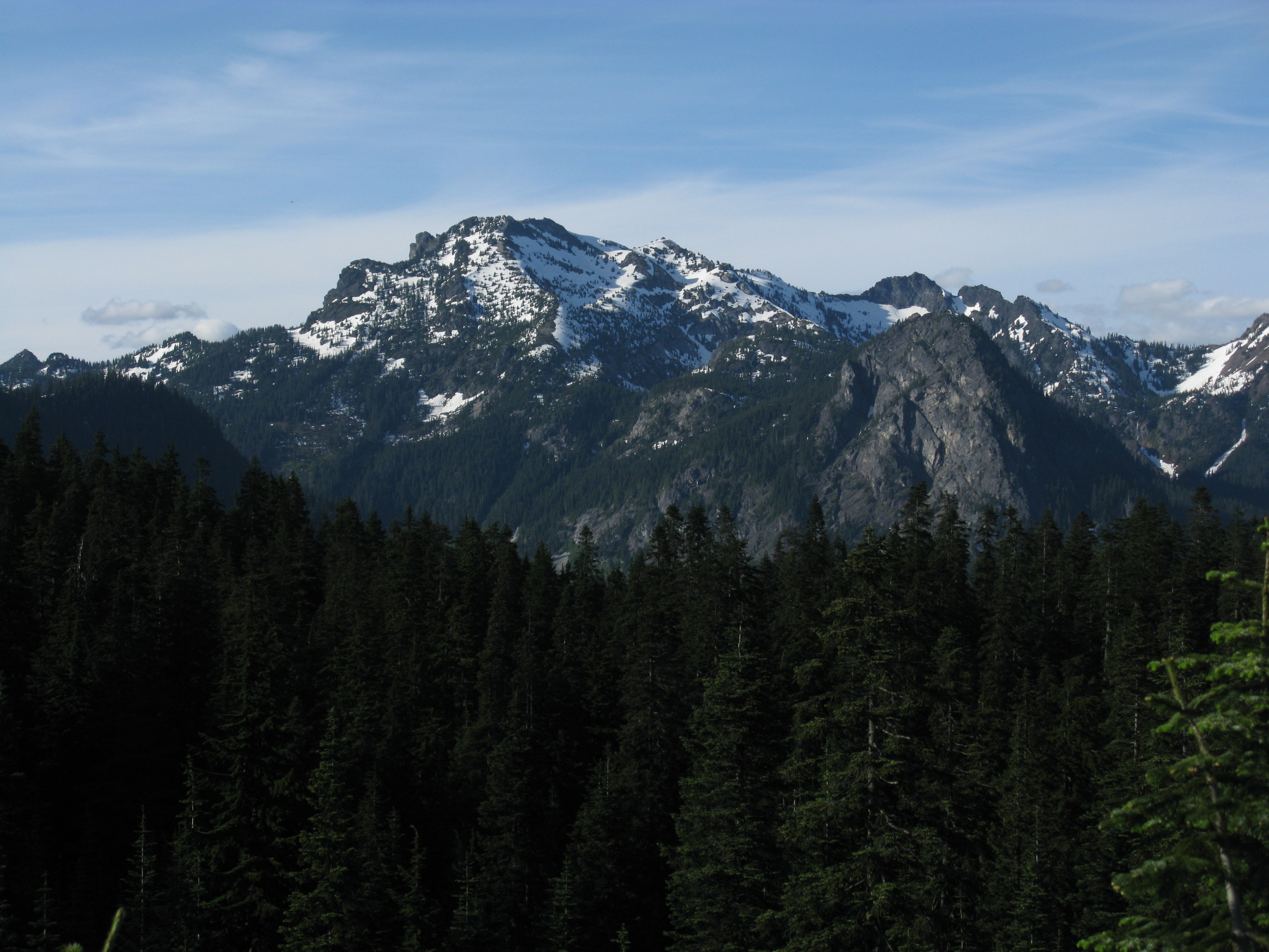 Snoqualmie Mt from above Hyak