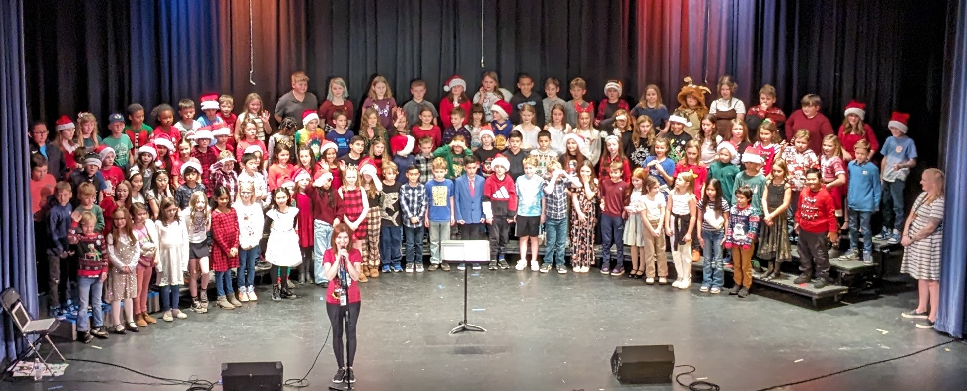 Zoey 4th grade xmax recital