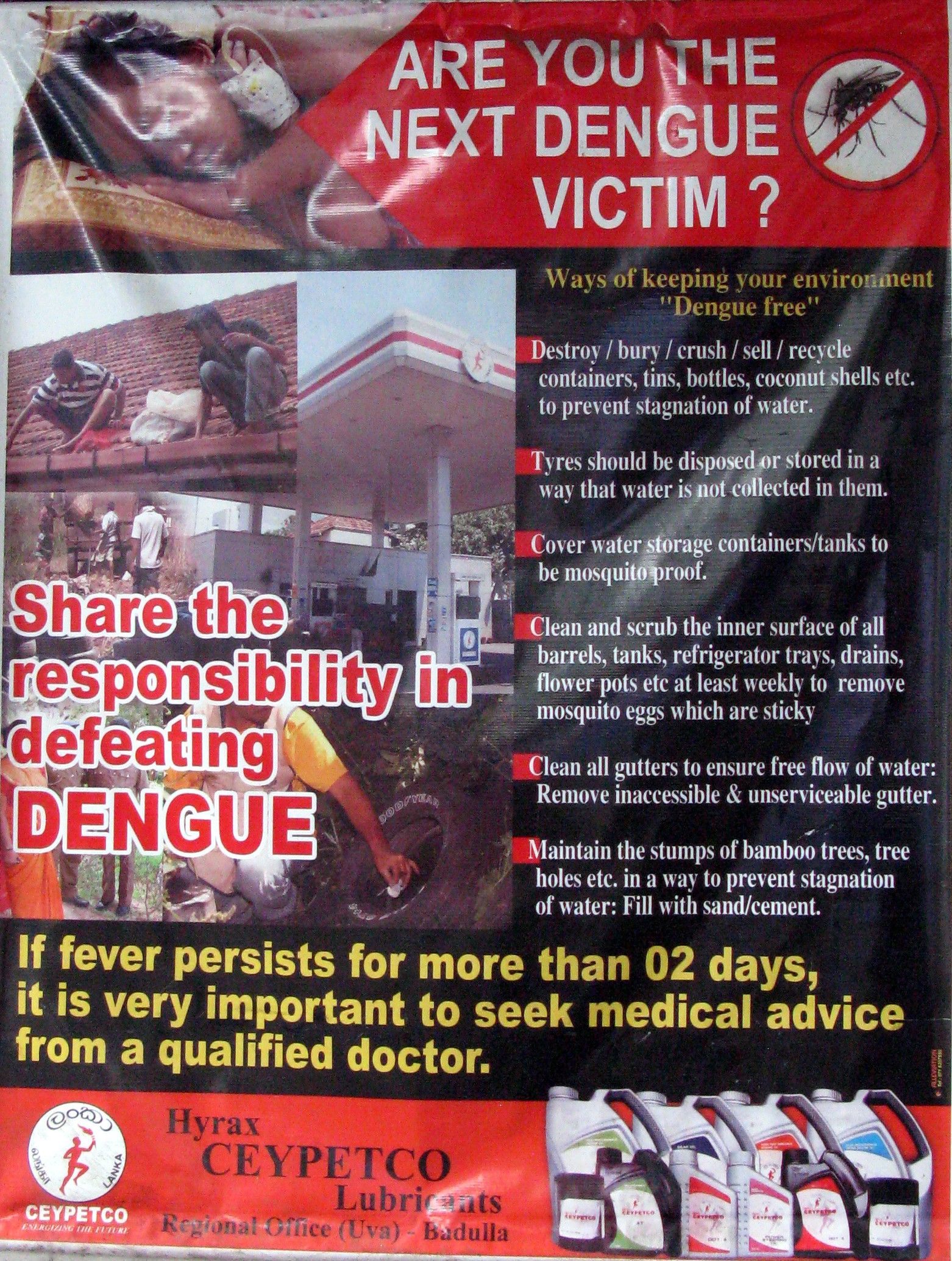 dengue fever sign