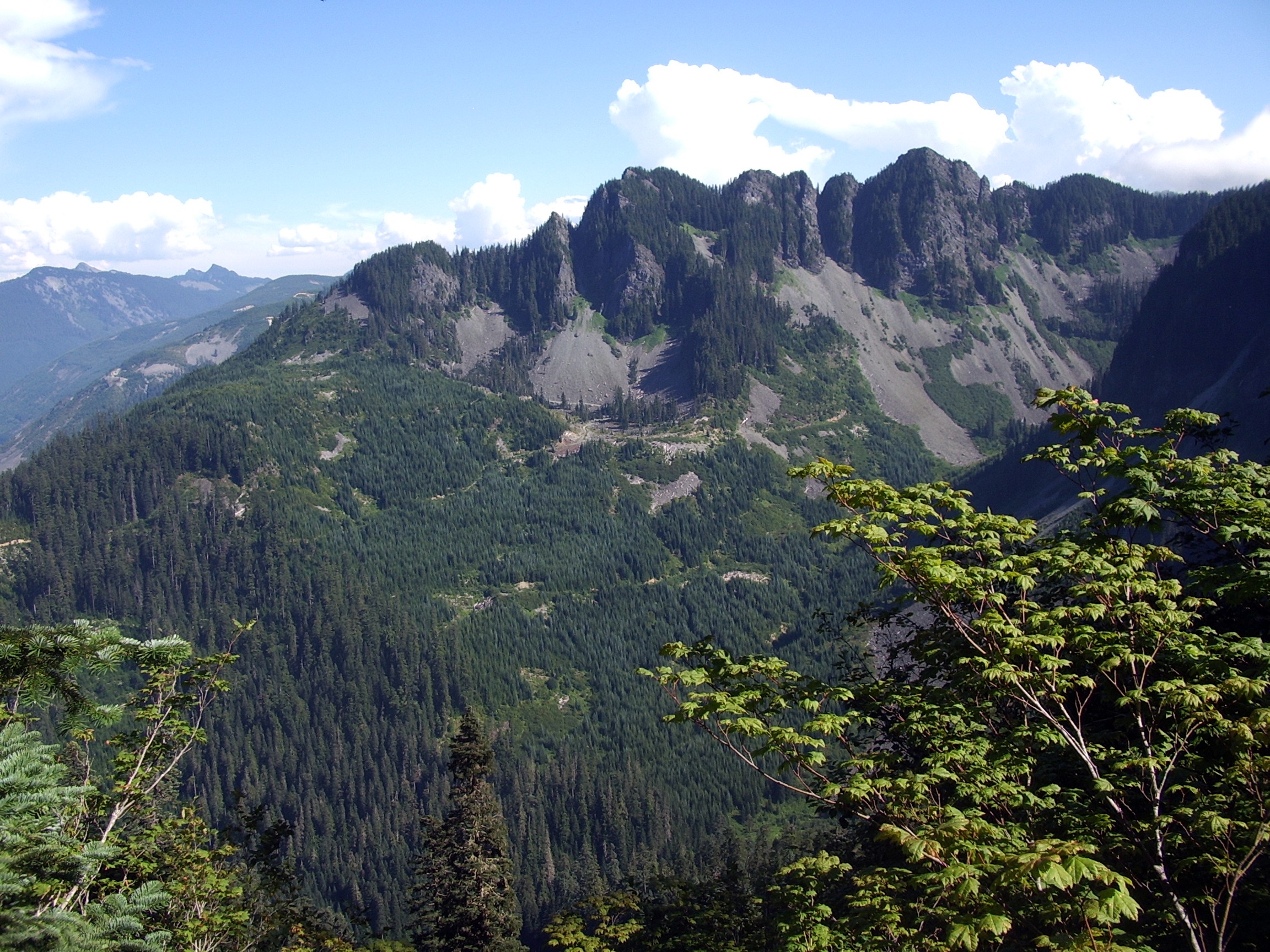 eastern mountain from  McClellan Butte trail