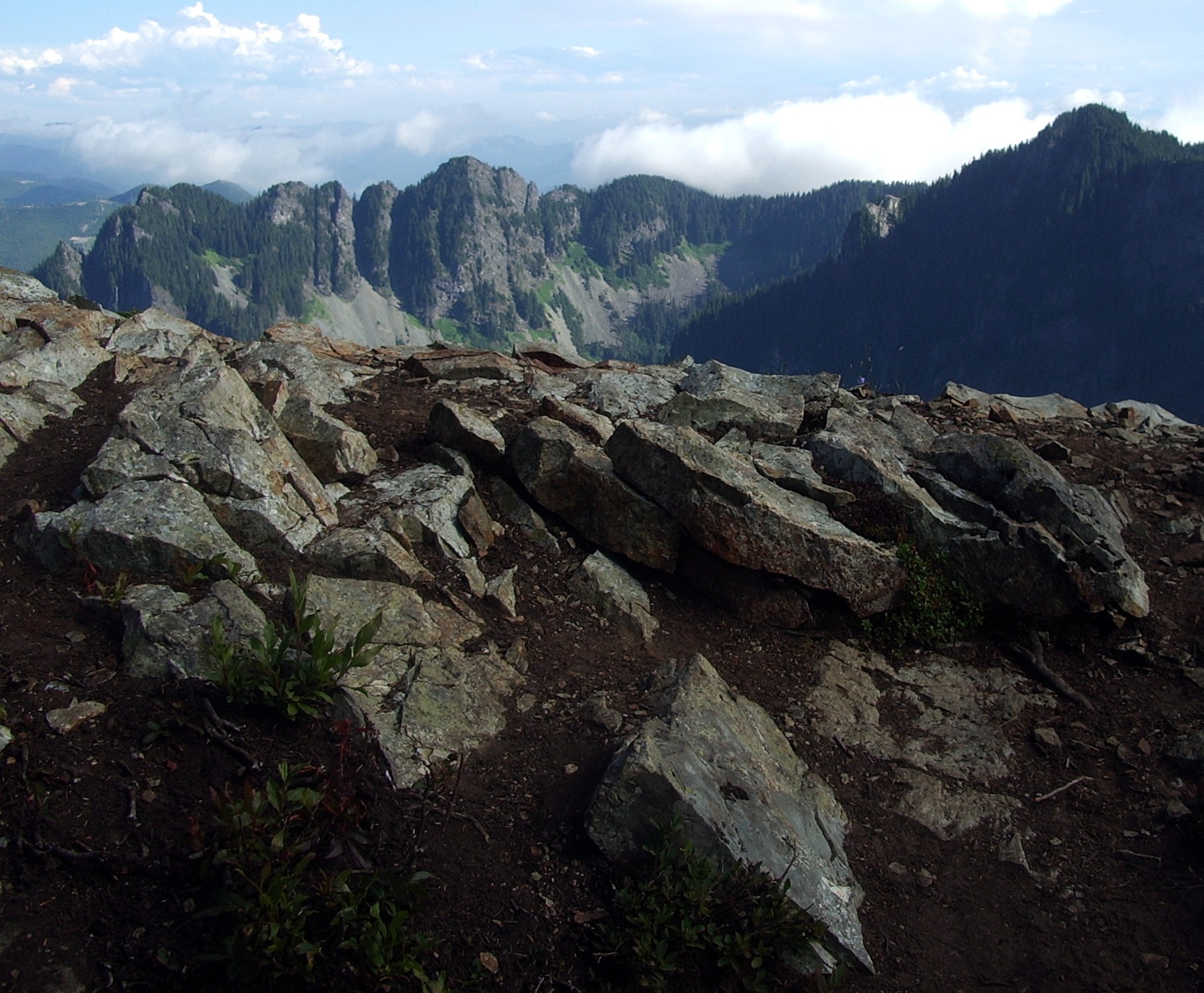 eastern mountain from  McClellan Butte trail