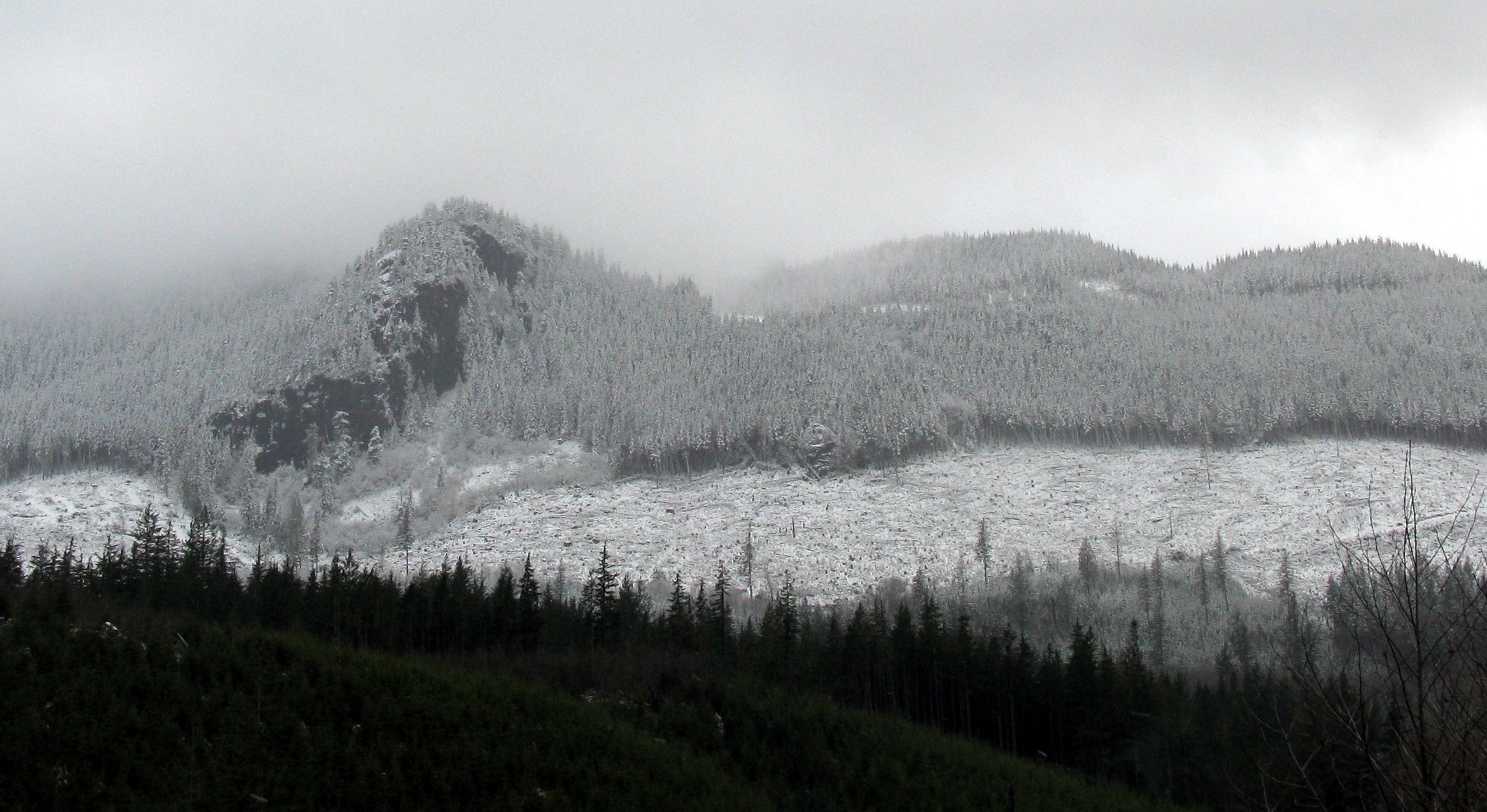 grey skykomish hills