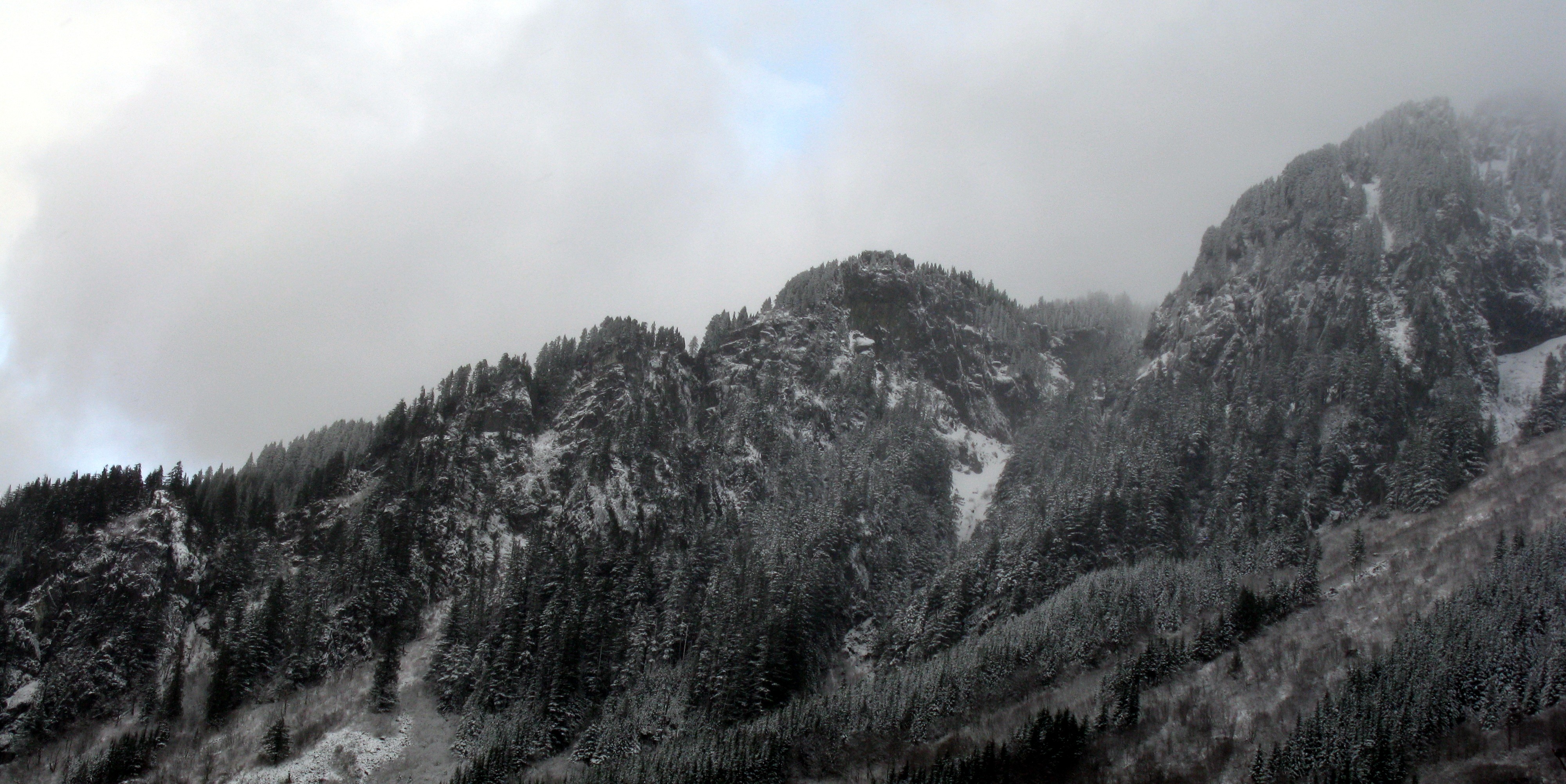 grey skykomish hills