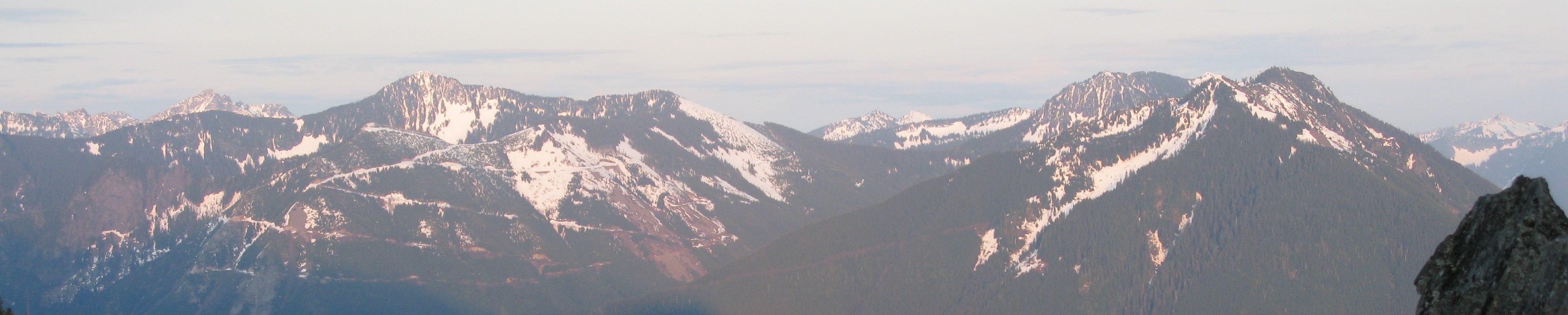 looking east from mt si
